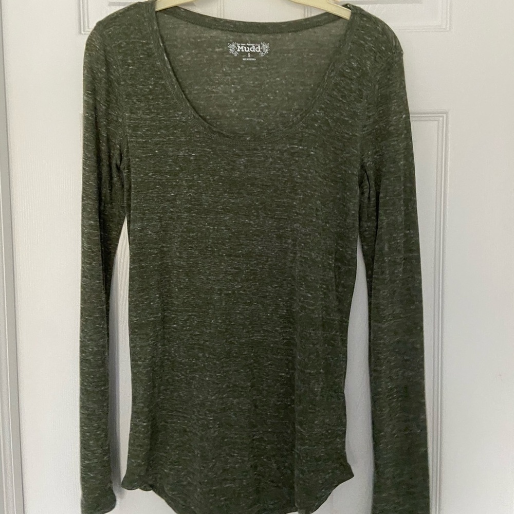 Dark army green Mudd long sleeve